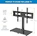 PERLESMITH Universal TV Stand Table Top TV Base for 32-82 inch LCD LED OLED 4K Flat Screen TVs-Height Adjustable TV Mount Stand with Tempered Glass Base, VESA 600x400mm, Holds up to 99lbs PSTVS11