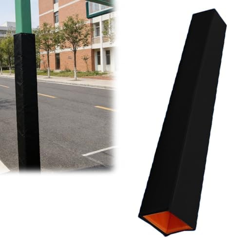 3ft Square Basketball Blocking Pad - Heavy Duty All-Weather Anti-Collision Safety Gear for Sports Courts, Gym, Basement Training - Durable Black 3"x3" Wrap-Around Design