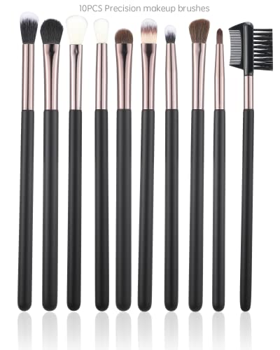 Professional Makeup Brushes Set 17PCS Beauty Tool Kits for Eye Face Foundation Blender Concealer Makeup Brush With Rotating Turnable Holder - Image 4