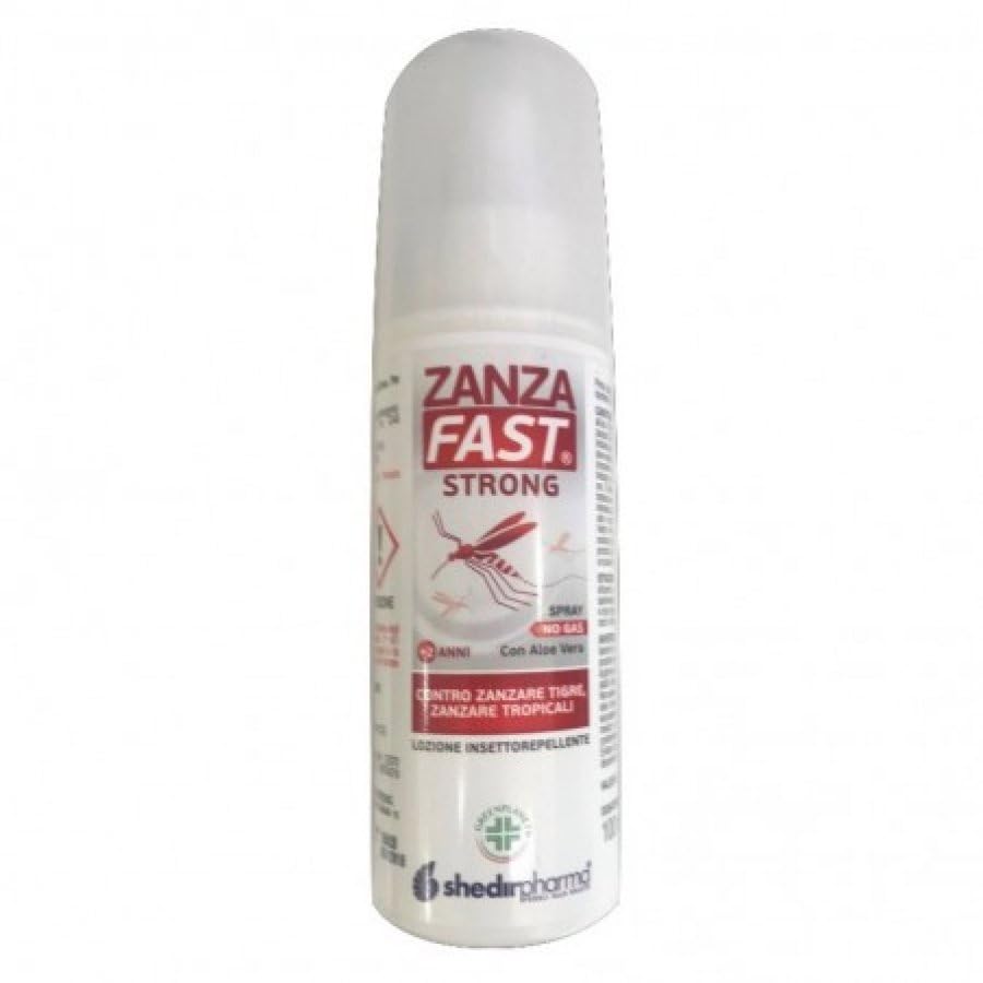 promo 2 pezzi ZANZAFAST STRONG 100ML 2x100 ml