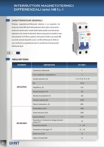 NB1-63 disjoncteur CC 500V 20A CHINT pour éviter surcharges et courts-circuits - 6