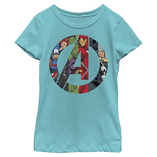 Marvel Girl's Avengers Heroes Icon T-Shirt