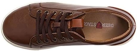 Deer Stags Boy's Wiley JR Sneaker, Dark Brown/White, 5.5 Big Kid | Image 1