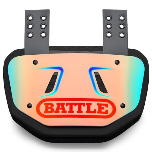 Battle Sports Novelty Football Back Plate – Hard Shell Lower...