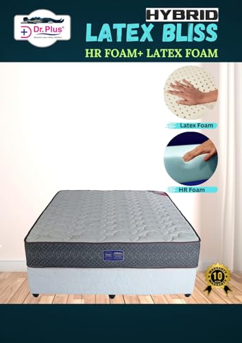 Image of Dr. Plus Hybrid Latex Bliss Mattress, HR Foam and Latex Foam