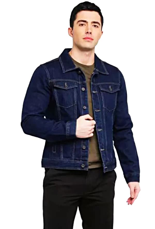 ATHRZ Men’s Regular Fit Washed Full Sleeve Denim Jacket ATHRZ Men’s Regular Fit Washed Full Sleeve Denim Jacket