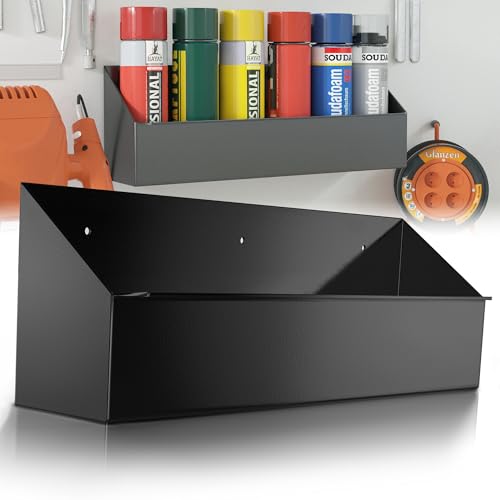 Yingsi-fty Wall-Mount Aluminum Aerosol Storage Shelf Organizer Trailer Storage Shelves Compatible With Six Standard 12Oz To 16Oz Cans For Enclosed Racing Trailers Shop Garage Storage