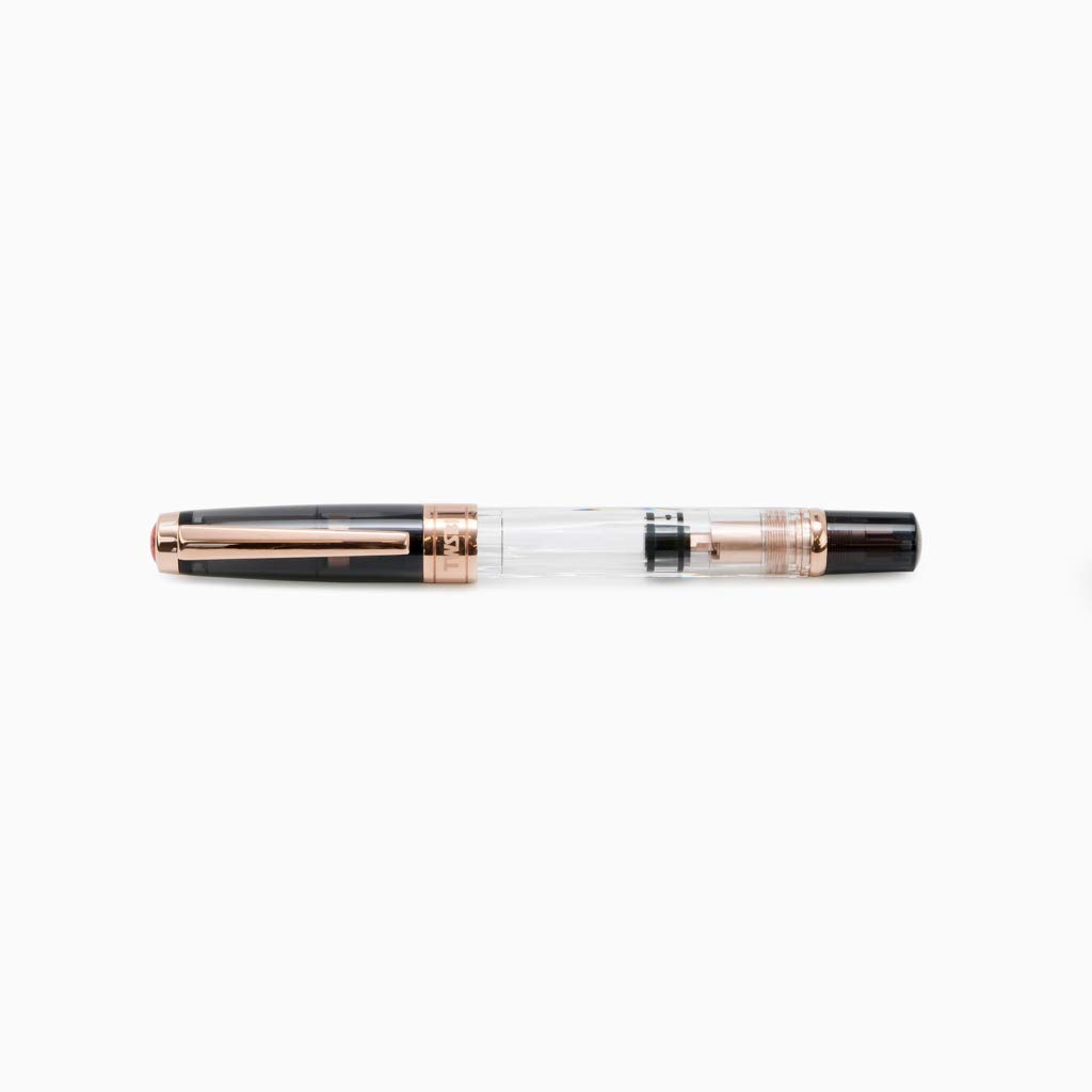Twsbi Diamond 580 Smoke Rose Gold II EF Nib Fountain Pen, Rose Gold,Gold,Rose,Black - Image 2