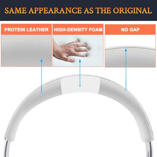 Image of SOULWIT Upgraded Headband Cover for Bose QC Ultra /New QuietComfort Ultra(2nd Gen) Wireless Headphones, Replacement Headstrap Pad Repair Part - White Smoke