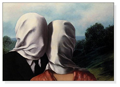 額装済/Les Amants (The Lovers)（ルネ マグリット） ポスター アート Les Amants (The Lovers)（ルネ マグリット） 額装品