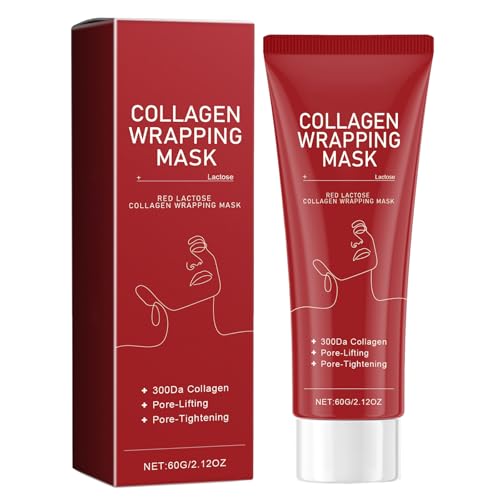 Mascarilla Facial Hidratante, Mascarilla Facial Colageno, Peel-Off Mask, Para más Elasticidad, Iluminar el Color de La Piel, Reducir las Líneas Finas, Apta Para Todo Tipo de Pieles