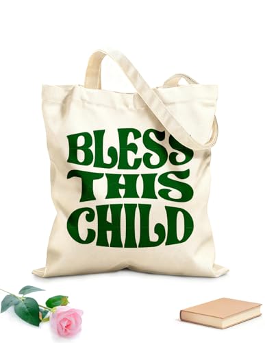 XIARON Bolsos de calicó para mujer cristiano cristiano Tela de 340g/m² de grosor Material agradable para la piel M Verde