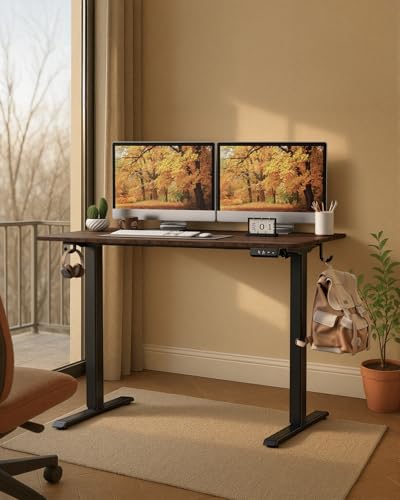 Electric height adjustable desk premium
