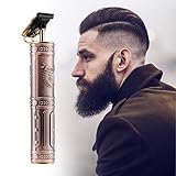 【Professioneller Haarschneider】 - Haarschneider für die Körperpflege mit 4 hochwertigen ABS-Kunststoff-Schutzvorrichtungen: 1 mm, 1.5 mm, 3mm, 6 mm und 9 mm, einschließlich und Reinigungsbürste.