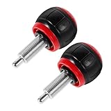 TOGEVAL 2 Piezas Pomo de Repuesto para Bicicleta Estática Perilla con Resorte y Cierre Seguro para Ajuste Preciso Aparatos de Gimnasia Casa Accesorios Fitness Antideslizantes