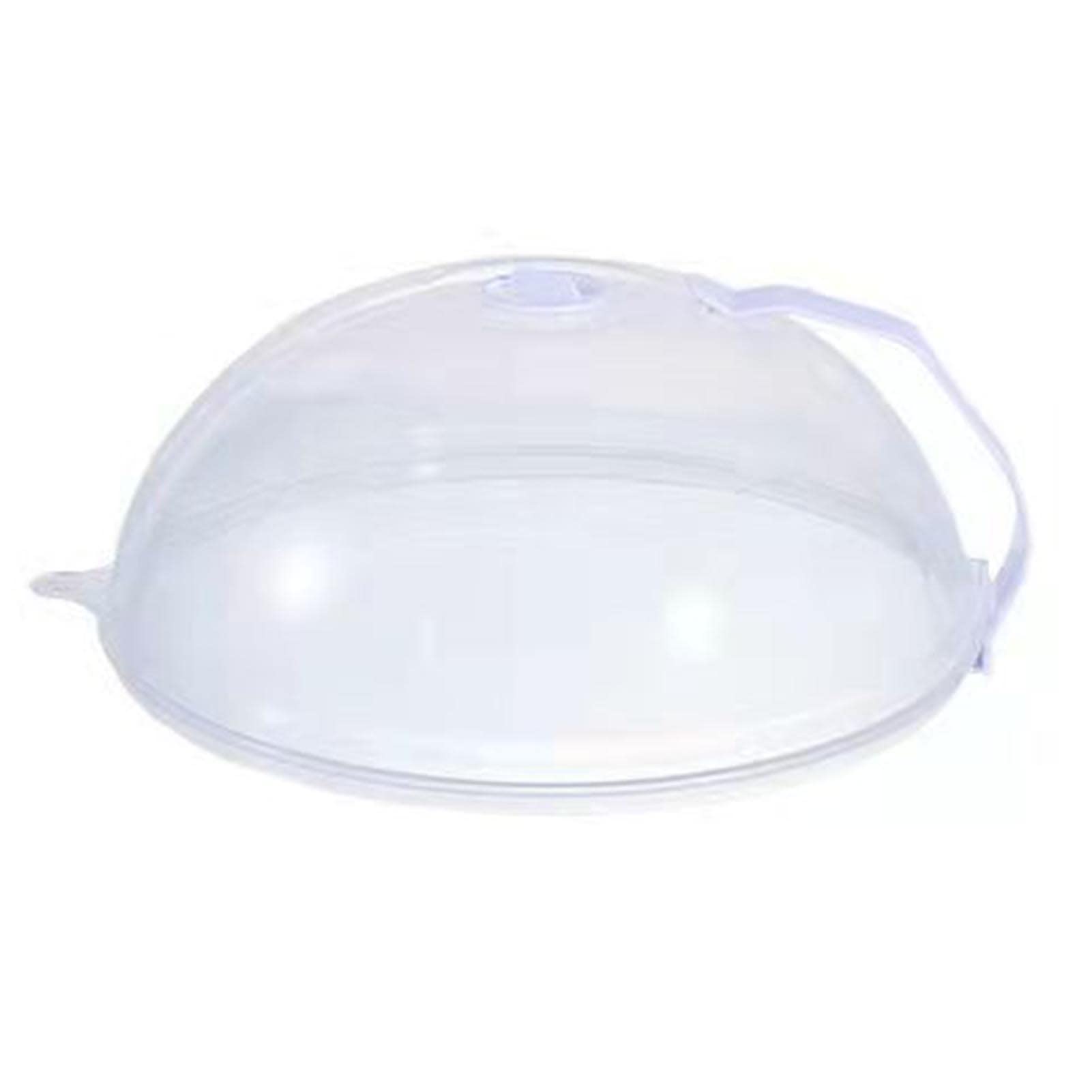 BSTCAR Ø27cm Microwave Cover with Handle and Air Vent, Transparent Microwave Splatter Guard Lid Microwave Food Cover for Splatter Guard Protection(Transparent)