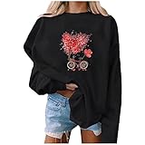 PTLLEND Tshirts Damen Sommer Weiß T Short Damen Top Weit Geschnitten Langarmshirt Damen T Shirt Sexy Tshirt Damen Durchsichtiges Oberteil Damen Pullover Shirt Bedrucken Blusen Leinen