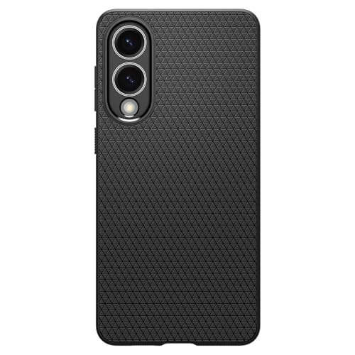 Image of Spigen for Galaxy S25 Edge Case, Liquid Air [No Magnet Ring] [Military-Grade Protection] - Matte Black