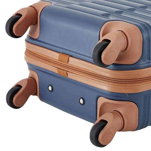 Image of Wrangler 22 inch Outrider Hardside Carry-On Luggage, Vintage Indigo