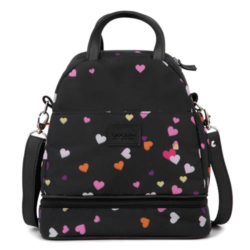 Bolsa Marmita Lancheira Térmica Gocase coraçoes flutuantes (Preto)