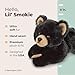 Bearington Lil' Smokie Small Plush Stuffed Animal Black Bear, 9 Inches - Bear Plush Toy