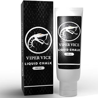 Viper Vice Liquid Chalk 100ml | Sports Chalk | Gym Chalk | Weightlifting Chalk | Climbing Chalk | Strong Grip | Sweat Free Hands for Weightlifting, Gymnastics, Calisthenics, Climbing, Bodybuilding