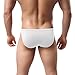 Avidlove Men Underwear Micromodal Bikinis 4 Pack Briefs, White, Medium