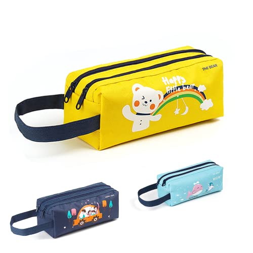 EASYLAVIE Trousse Scolaire à Deux Compartiments -...