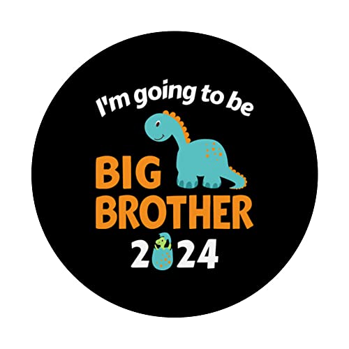 I'm going to be big brother 2024 for pregnancy announcement PopSockets Swappable PopGrip, Black - Image 3