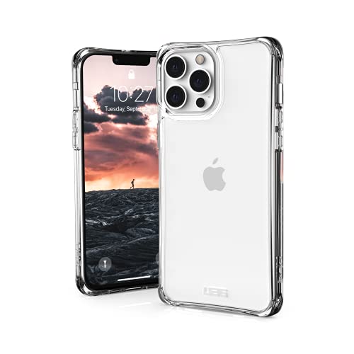 URBAN ARMOR GEAR UAG Designed for iPhone 13 Pro Max Case Clear Ice Rugged Lightweight Slim Shockproof Clear Plyo Protective Cover, [6.7 inch Screen]