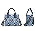 Wrangler Mini Tote Bag, Aztec Small Top Handle Bag Ladies, Woven Boho Satchel Handbag, Western Mini Crossbody Purse for Women with Adjustable Strap WG261-8866SJN