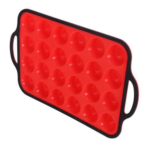 iplusmile Stampo Per Muffin in Silicone e Ferro Lavabile e Riutilizzabile Per Mini Muffin Cupcake Pancake e Cheesecake Per Cucina e Dolciaria