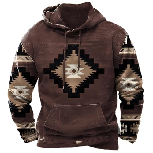 Cowboy Lightweight Hoodie for Men Casual Comfy Pullover Shirts