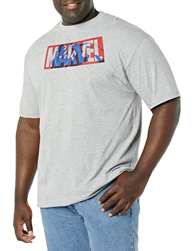Marvel Logo Prince T-Shirt Homme avec finitions haut de gamme