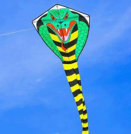 Cometas gigantes profesionales para adultos, 128 m, cometa Snake King Cobra