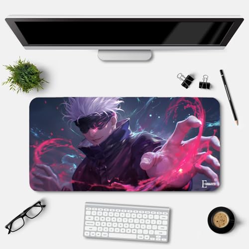 Image of Anime fearturing Large Gaming Mouse Pad, Extended Desktop Mat, 58 x 28 cm (DS 22)