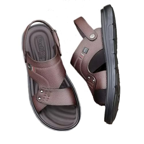 Men's Leather Sandals Men's Shoe Leather Shore for Man Outdoor Beach Shoes Shoes for Walking Travel Sandals Sporty Sandals Travel Shoes Sporty Shoes2