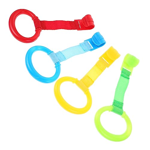 HAPINARY 8stücke Bunte Babybett Haltegriffe Mit Runden Kanten Sicherer Lauflernhilfe Für Praktische Aufstehhilfe Als Bettzubehör Einfache Montage Ohne Werkzeug