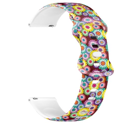 Compatible with Garmin Fenix 7/7 Pro, Fenix 6/6 Pro, Fenix 5/5 Plus, Epix (Gen2) / Epix Pro (Gen2), 22mm Sport Watch Band (Wallpaper Holiday Packages Featuring) Silicone Soft Strap Bracelet