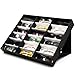 Produktbild Juvale Sonnenbrillen-Organizer Ständer, 18 Fächer (47 x 36,2 x 6,3 cm, schwarz)