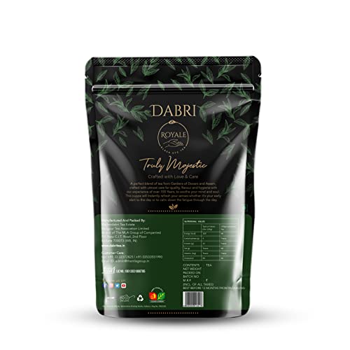 Image of Dabri Assam Royale Black CTC Tea with darjeeling Long Leaf 750gm Combo(Pack of 3 x 250g Each Pouch)Natural Premium Chai Patti|Strong,Aromatic & Rich|Boosts Energy,Improves Metabolism & Fights Fatigue
