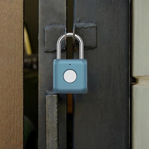 Candado de huella dactilar para mochila y gimnasio con carga USB 4