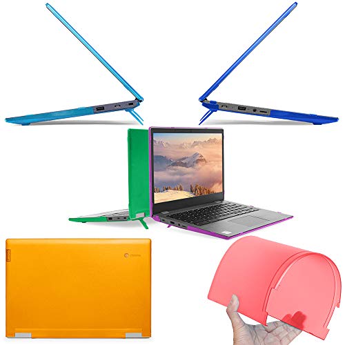 mCover Case Compatible for 2019~2021 14" Lenovo 14e Chromebook Gen 1 / 14w Windows Gen 1 Series non-2-in-1 Computers ONLY (NOT Fitting Any Other Lenovo Models) - Orange