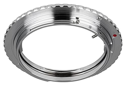 Image of Fotodiox Lens Mount Adapter Compatible with Olympus Zuiko (OM) 35mm SLR Lens to Canon EOS (EF, EF-S) Mount D /SLR Camera Body - with Gen10 Focus Confirmation Chip