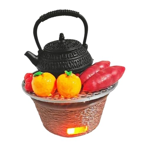 【Materiale】I mobili da cucina sono realizzati in resina per un aspetto dettagliato e una qualità duratura nella tua collezione di miniature.