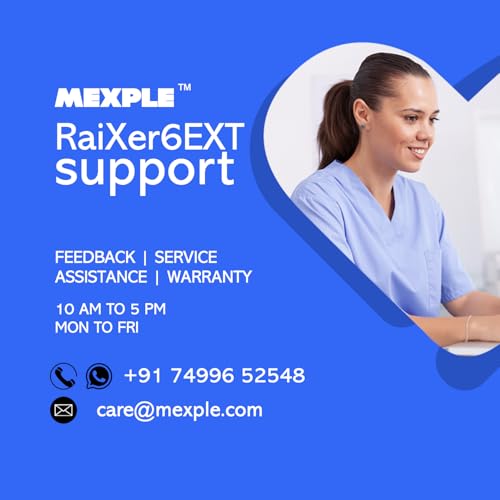 Image of MEXPLE RaiXer6EXT Raised Toilet Seat Raiser with Side Handles | 6 Inch Elevated Toilet Seat for Seniors & Disabled | Commode Raiser with side Safety Arms | Support for Knee, Hip & Recovery Care