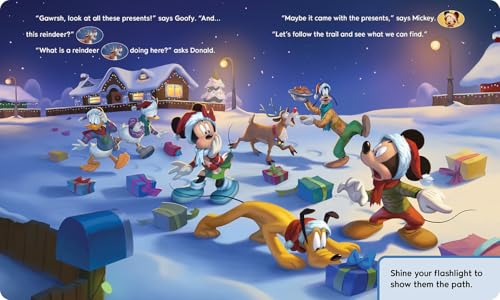 Disney Mickey Mouse, Minnie, and More! - A Very Mickey Christmas Book and 5-Sound Flashlight Toy Set - PI Kids - Image 5