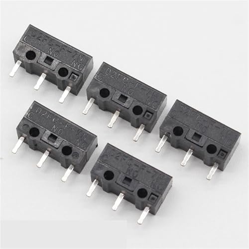 Interrupteurs D2FC-F-7N et composants D2FC-E-7N, mécanique de haute précision pour souris