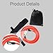 Lljsszr Swim Resistance Belt Swimming Belt Aquatic Resistance Band Swim Tether Complete Set Mesh Storage Bag TPE Material Suitable for Swimmers Water Workout, Red
