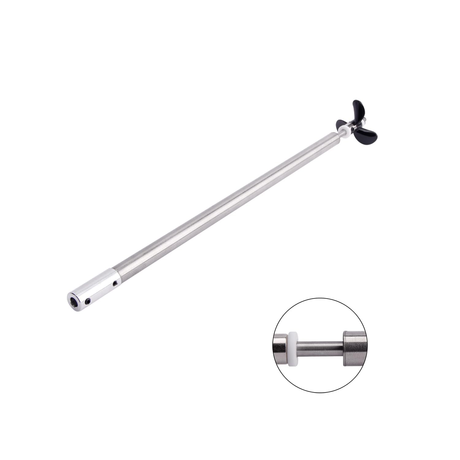 Amazon.com: Fielect Eje de transmisión con hélice y junta universal para  barco RC, eje de L300 mm, manga L250 mm, hélice D36 mm, apto para eje de  motor de 0.157 in :